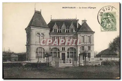 Cartes postales Banque Montargis La Caisse d&#39Epargne