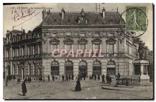 Cartes postales Banque Le Mans Caisse d&#39Epargne