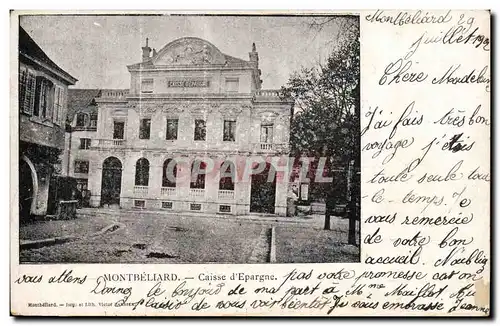 Cartes postales Banque Montbeliard La Caisse d&#39Epargne
