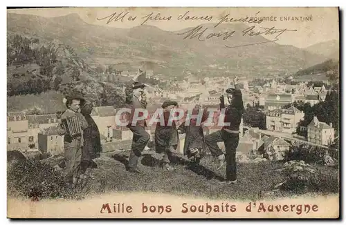 Cartes postales Folklore Auvergne