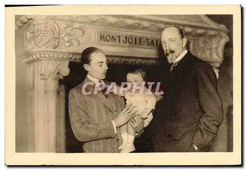 Ansichtskarte AK Trois generations Monseigneur le Duc de Guise SAR le Comte de Paris Le Prince Henri de France