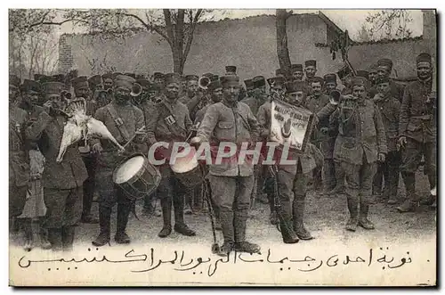 Cartes postales Militaria La nouha d&#39un regiment de tirailleurs