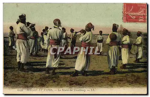 Cartes postales Militaria La Nouba des Tirailleurs