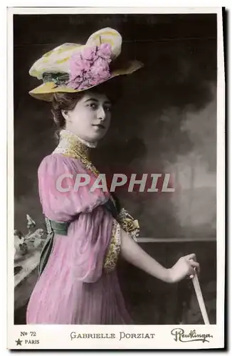 Cartes postales Gabrielle Dorziat