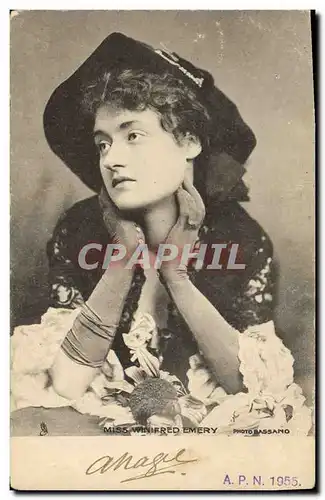 Cartes postales Miss Winifred Emery