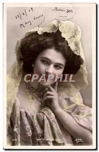 Cartes postales Mlle Florido