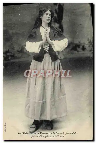 Cartes postales Au Theatre de la Passion Le drame de Jeanne d&#39Arc