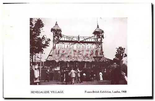 Cartes postales Negre Homme noir Senegalese Village Franco British Exhibition London 1908