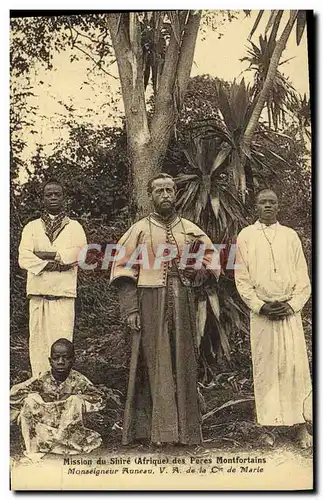 Ansichtskarte AK Negre Homme noir Mission du Shire Afrique des Peres Montfortains Monseigneur auneau VA de la Cie