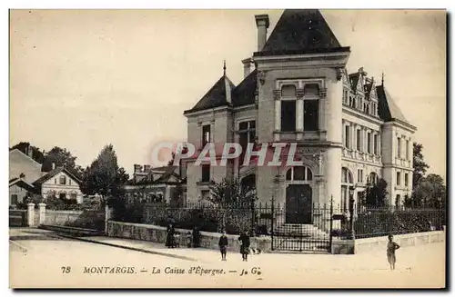 Ansichtskarte AK Banque Caisse d&#39Epargne Montargis