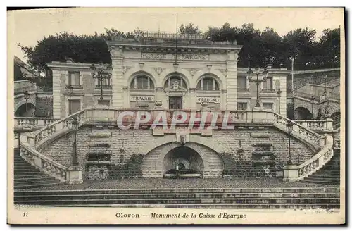 Ansichtskarte AK Banque Oloron Monument de la Caisse d&#39Epargne