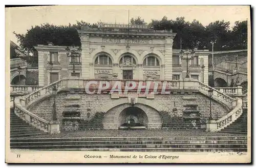 Cartes postales Banque Oloron Monument de la Caisse d&#39Epargne