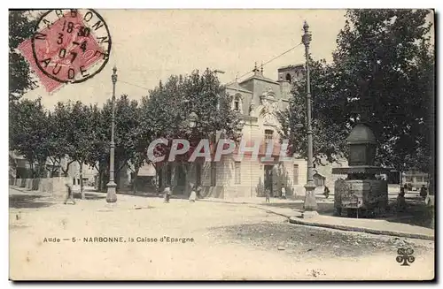 Ansichtskarte AK Banque Caisse d&#39Epargne Narbonne