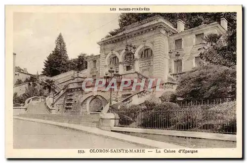 Cartes postales Banque Caisse d&#39Epargne Oloron Sainte Marie
