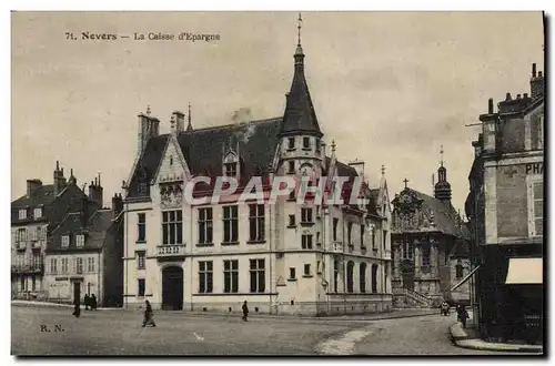 Cartes postales Banque Caisse d&#39Epargne Nevers
