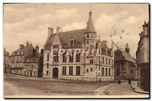 Cartes postales Banque Caisse d&#39Epargne Nevers