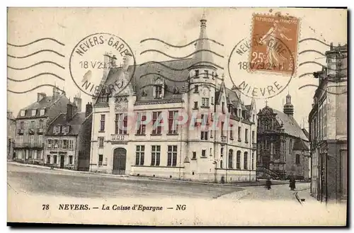 Cartes postales Banque Caisse d&#39Epargne Nevers