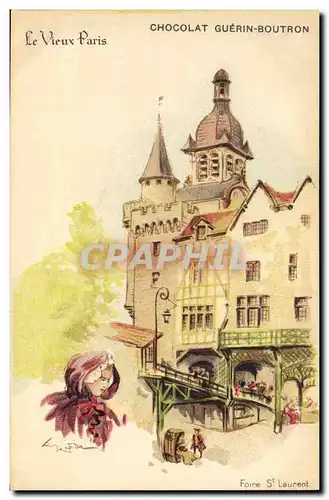 Cartes postales Fantaisie Illustrateur Le Vieux Paris Foire St Laurent