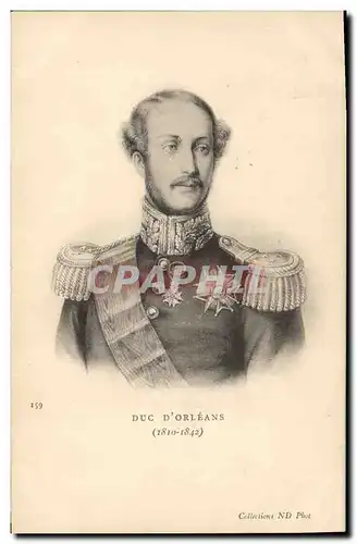 Cartes postales Duc d&#39Orleans