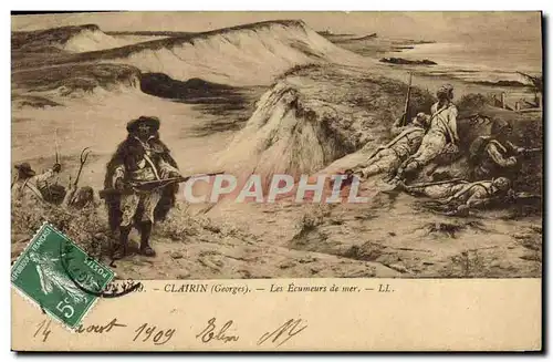 Cartes postales Clairin Les ecumeurs de mer