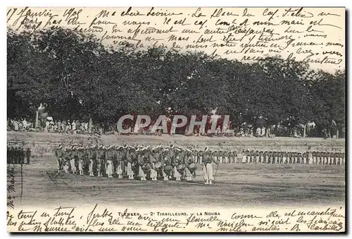 Cartes postales Militaria Tlemcen 2eme Tirailleurs La Nouba