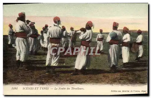 Cartes postales Militaria La Nouba des Tirailleurs