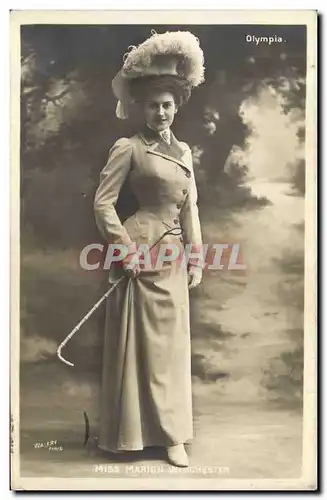 Cartes postales Olympia Miss Marion Winchester