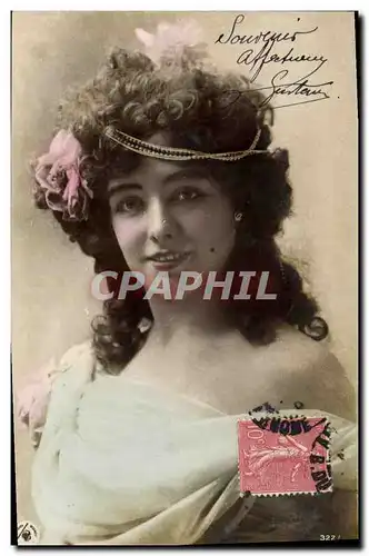 Cartes postales Actrice Dedicace