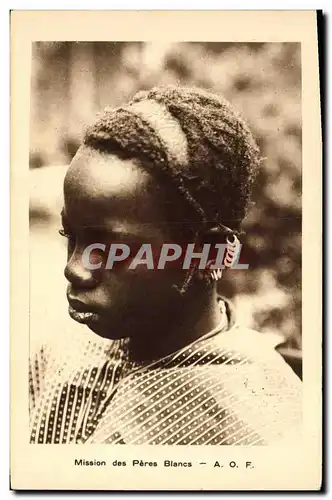 Cartes postales Enfant Noir negre Mission des Peres Blancs AOF