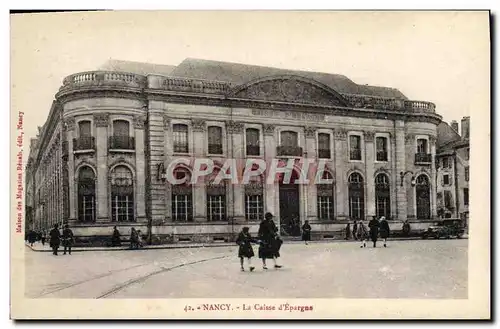Cartes postales Banque Caisse d&#39Epargne Nancy