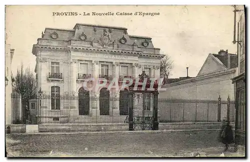Cartes postales Banque Provins La nouvelle Caisse d&#39Epargne