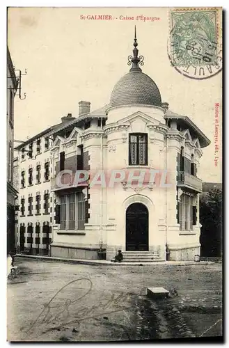 Ansichtskarte AK Banque Caisse d&#39Epargne St Galmier