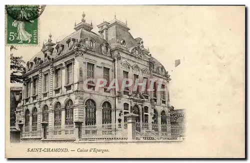 Ansichtskarte AK Banque Caisse d&#39Epargne Saint Chamond