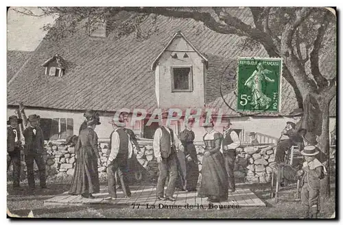 Cartes postales Folklore La danse de la bourree