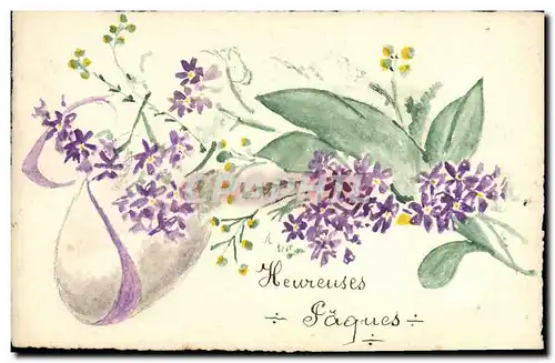 Cartes postales Dessin a la main Fleurs