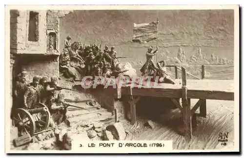 Cartes postales Histoire Napoleon 1er Le pont d&#39Arcole 1796