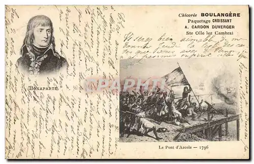 Cartes postales Histoire Napoleon 1er Bonaparte Pont d&#39Arcole 1796