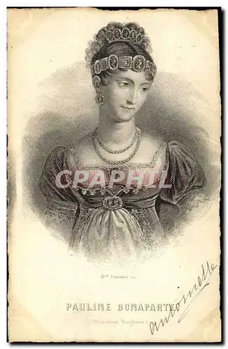 Cartes postales Pauline Bonaparte Princesse Boroghese