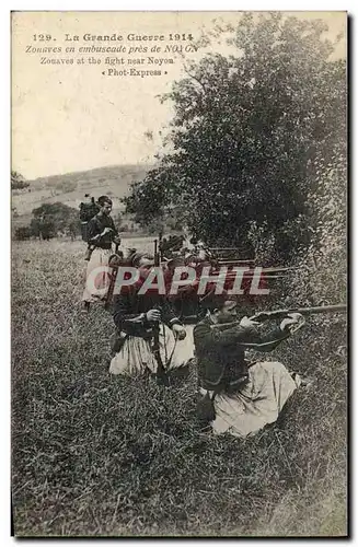 Cartes postales Militaria Zouaves