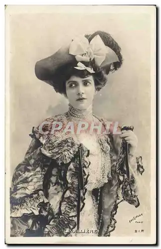 Cartes postales Fantaisie Femme Lavalliere