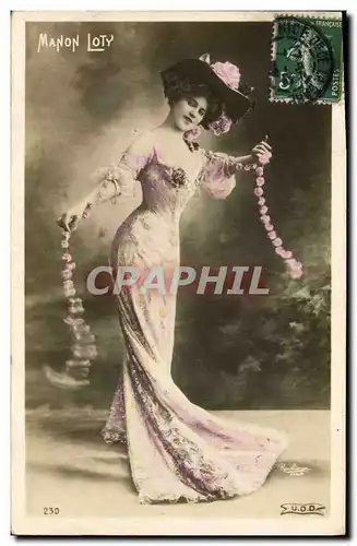 Cartes postales Fantaisie Femme Manon Lauty