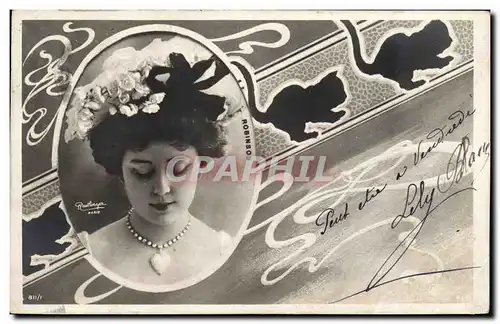 Cartes postales Fantaisie Femme Robinson