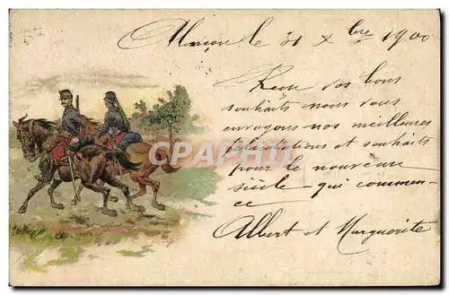 Ansichtskarte AK Assurance Cavaliers Chevaux Militaria Societe Suisse Winterthur