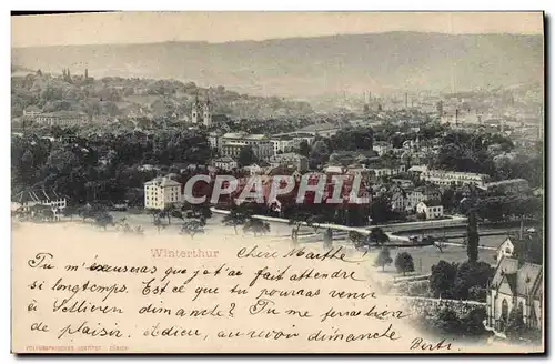 Cartes postales Assurance Winterthur Societe Suisse Winterthur