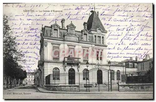 Cartes postales Banque Caisse d&#39Epargne Saintes