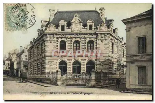 Cartes postales Banque Caisse d&#39Epargne Saumur