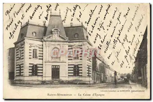 Cartes postales Banque Caisse d&#39Epargne Sainte Menehould