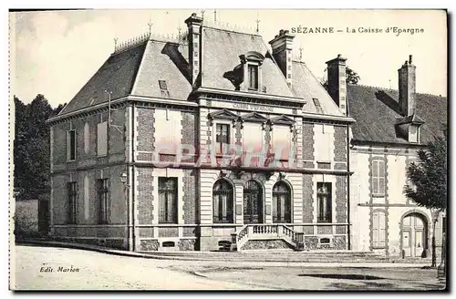 Cartes postales Banque Caisse d&#39Epargne Sezanne