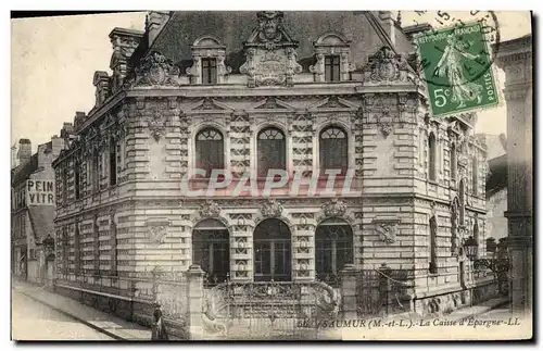 Cartes postales Banque Caisse d&#39Epargne Saumur