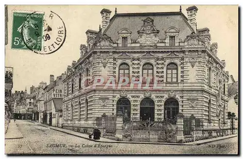 Cartes postales Banque Caisse d&#39Epargne Saumur